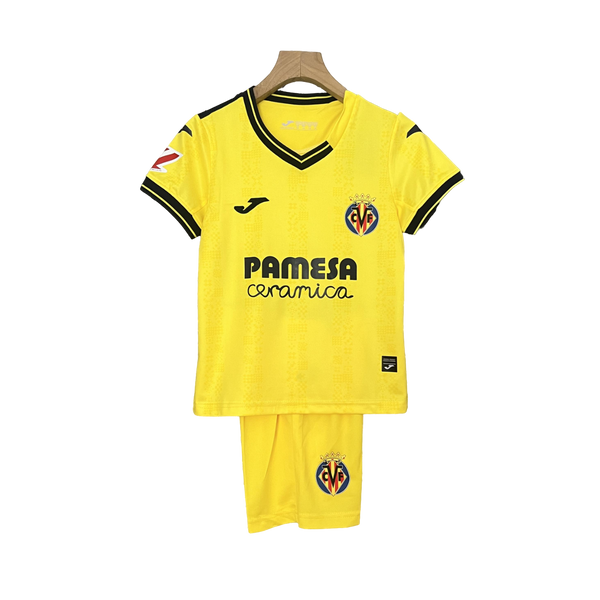 Villarreal Home 24/25 Miniconjunto para ninos