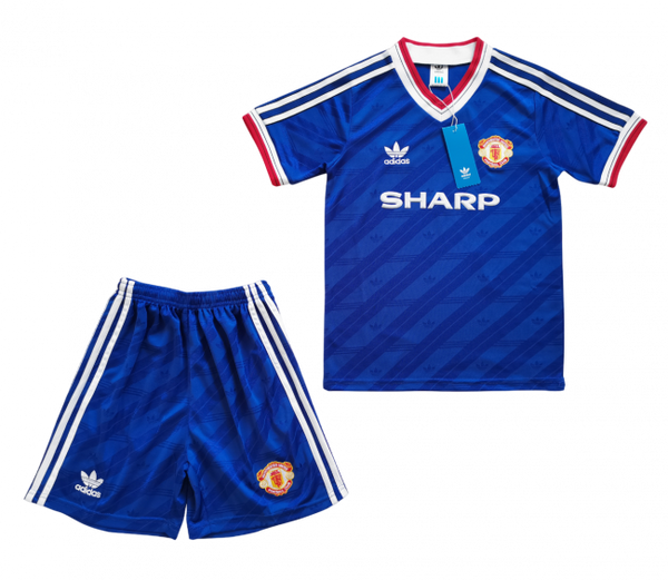 Manchester United I 1986 Miniconjunto Retrô