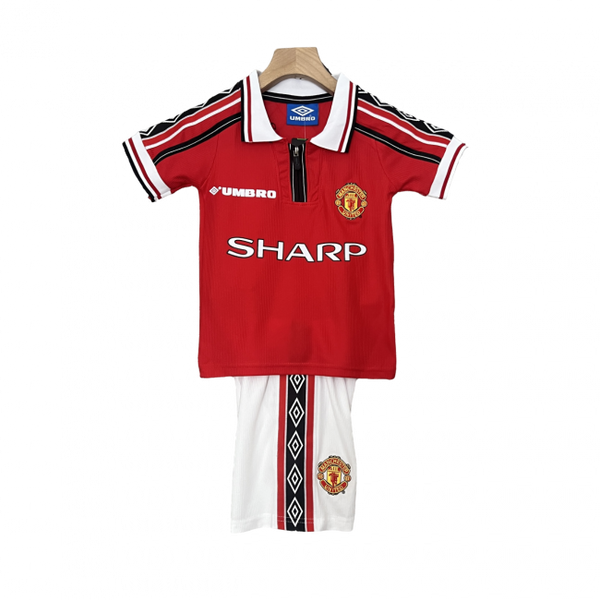 Manchester United I 98/99 Miniconjunto Retrô