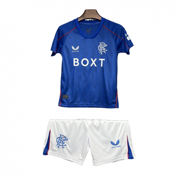 Rangers Home 24/25 Miniconjunto para ninos Infantil