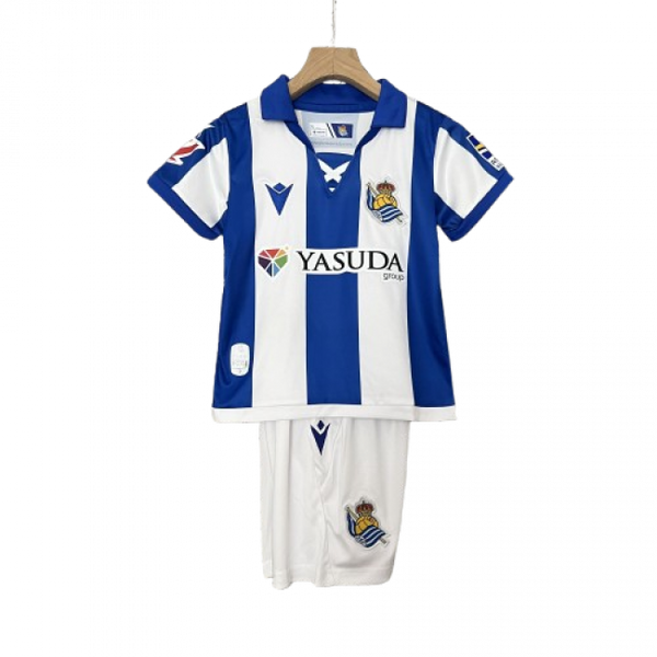 Real Sociedad Home 24/25 Miniconjunto para ninos Infantil