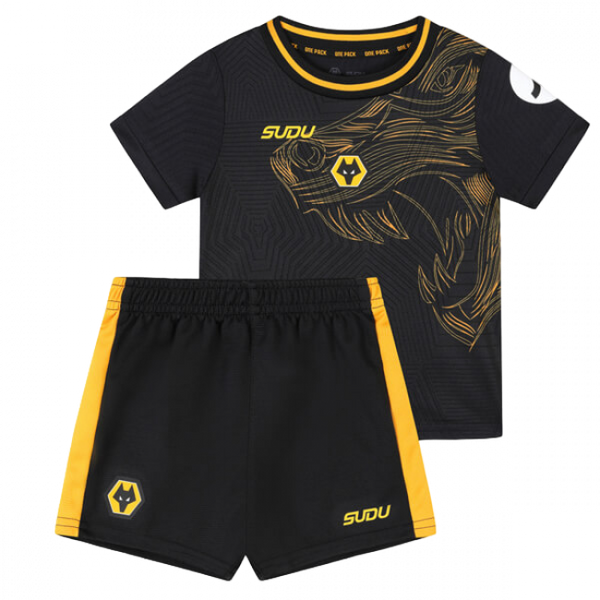 Wolverhampton Away 24/25 Miniconjunto para ninos Infantil